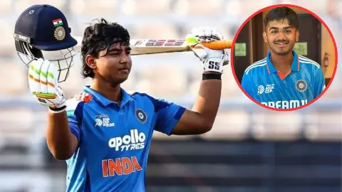 Vaibhav Sooryavanshi  Ayush Mhatre photo