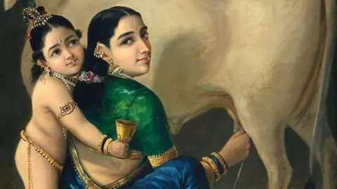 Yashoda Krishna Painting