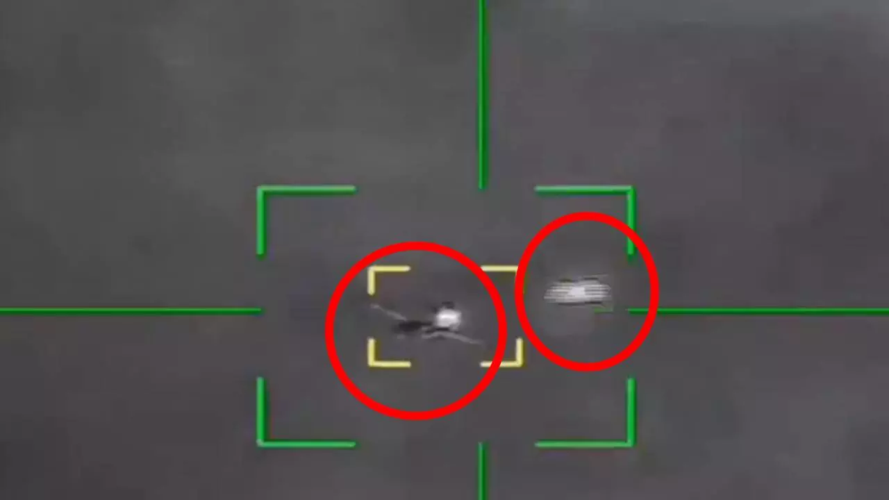 American fighter jet crash video viral on internet Iran consulate shared it