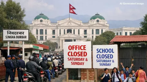 Nepal fuel crisis two day weekend