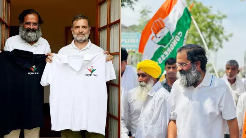 दाढ़ी से लेकर पहनावा तक राहुल गांधी जैसा, कांग्रेस का ये नेता भी महीनों से निकाल रहा भारत जोड़ो जैसी यात्रा