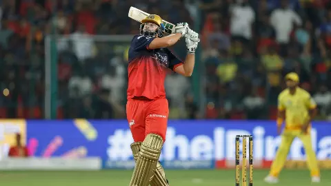 RCB Vs CSK: Tim David की तूफानी फिफ्टी, Jamie Overton के एक ओवर में जड़े 30 रन; एक गेंद तो स्टेडियम के पार चली गई RCB Vs CSK: Tim David की तूफानी फिफ्टी, Jamie Overton के एक ओवर में जड़े 30 रन; एक गेंद तो स्टेडियम के पार चली गई