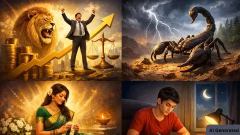 Weekly Horoscope : सिंह से वृश्चिक तक किसकी चमकेगी किस्मत? जानें करियर, पैसा और लव लाइफ का हाल Weekly Horoscope : सिंह से वृश्चिक तक किसकी चमकेगी किस्मत? जानें करियर, पैसा और लव लाइफ का हाल