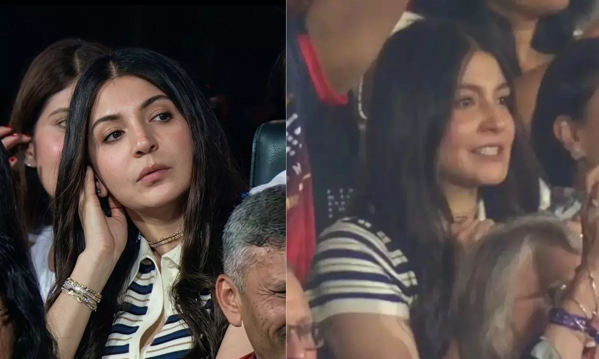 16 हजार की टी-शर्ट 29K की जींस, अनुष्का शर्मा का मैच लुक हुआ वायरल