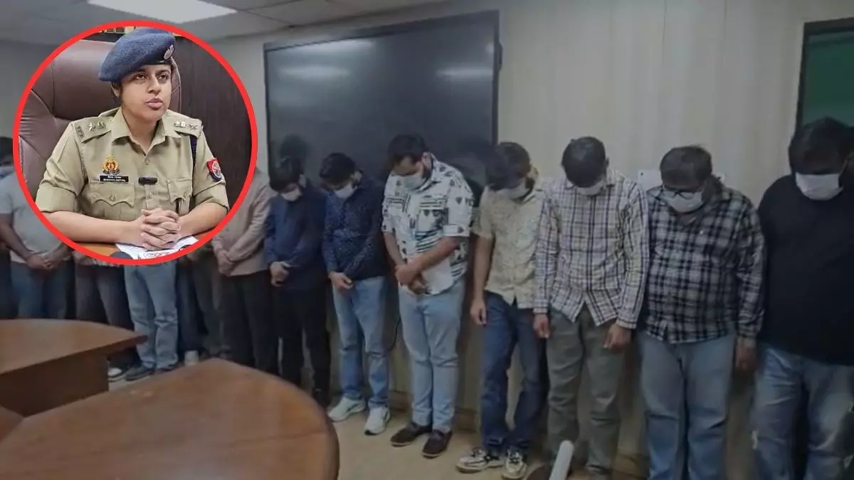 nodia international cyber fraud gang busted