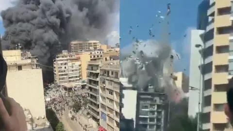israel air strike on lebanon