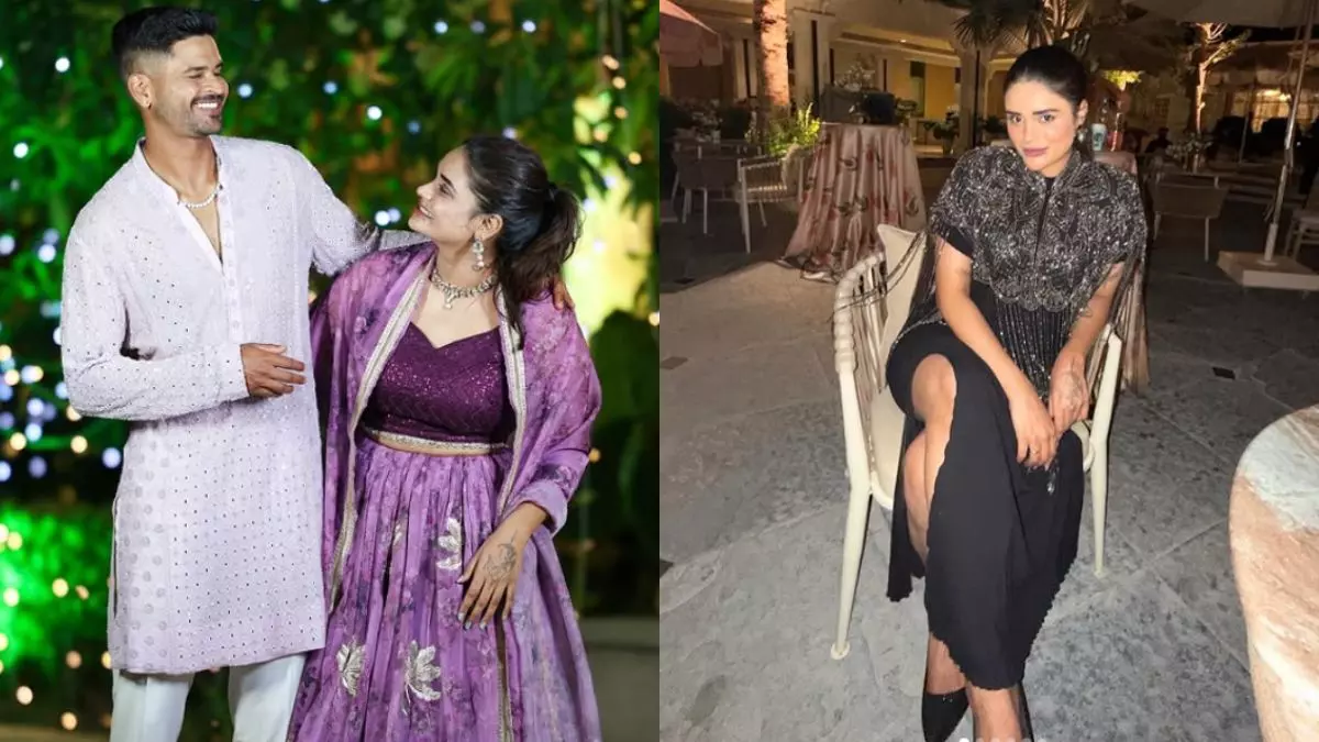 shreyas iyer sister shresta