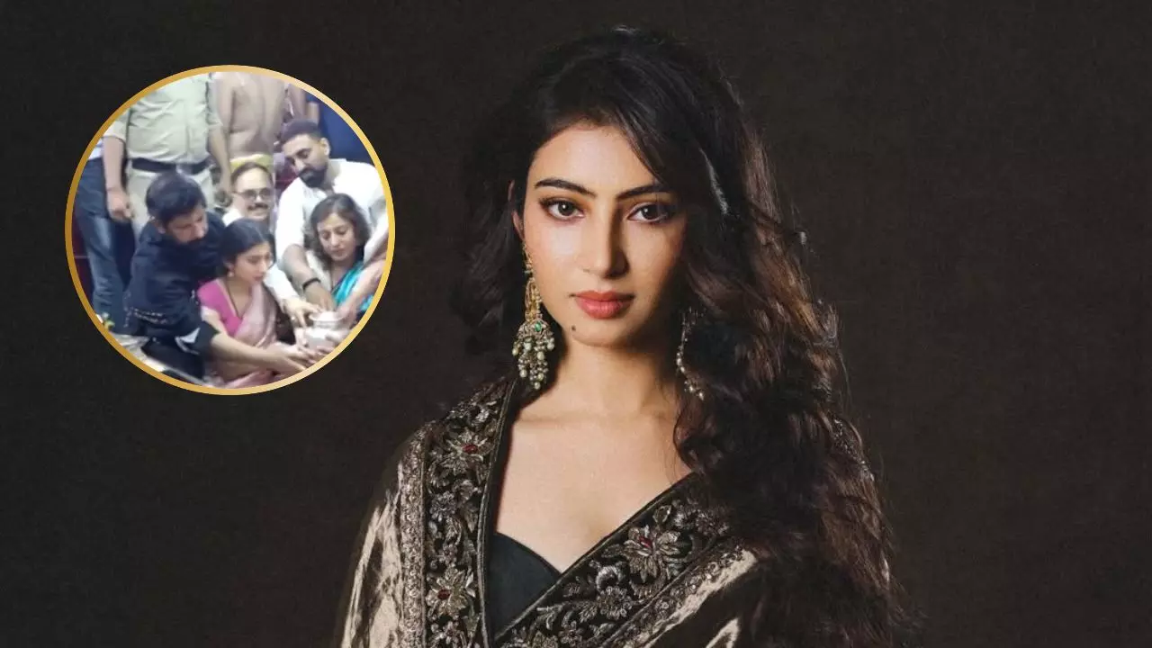 महाकाल के दरबार में सारा अर्जुन