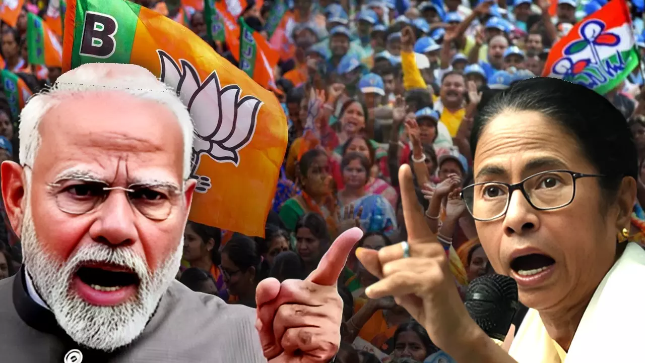Bengal Election 2021 Mamata Banerjee Campaign PM Modi Campaign