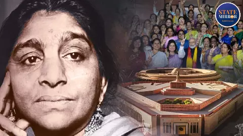 women reservation India Nari Shakti Vandan Adhiniyam Sarojini Naidu