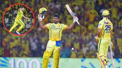 आखिरकार IPL 2026 में खुला CSK की जीत का खाता, DC को 23 रन से हराया; Sanju Samson की सेंचुरी, Jamie Overton का चौका आखिरकार IPL 2026 में खुला CSK की जीत का खाता, DC को 23 रन से हराया; Sanju Samson की सेंचुरी, Jamie Overton का चौका