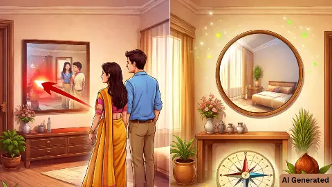 घर में आईना गलत दिशा में तो बढ़ेगी नकारात्मकता! जानिए वास्तु के अनुसार सही जगह और लगाने के नियम घर में आईना गलत दिशा में तो बढ़ेगी नकारात्मकता! जानिए वास्तु के अनुसार सही जगह और लगाने के नियम