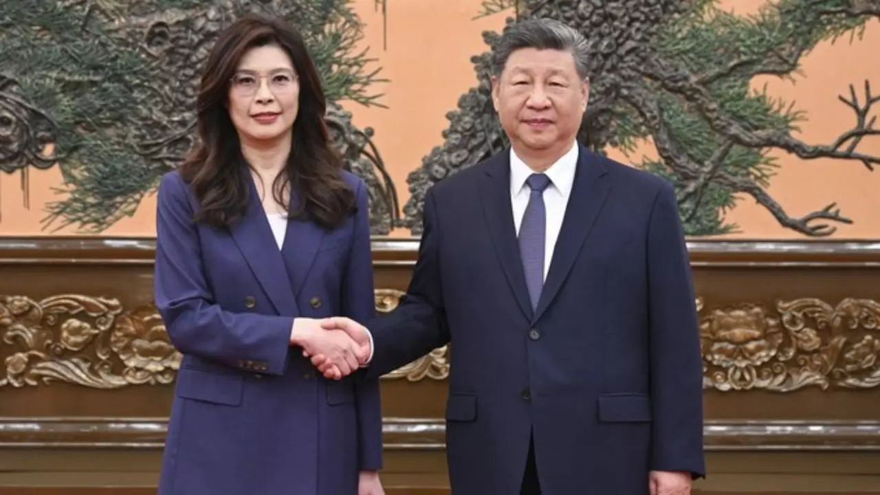Cheng Li wun Taiwan China visit Xi Jinping meeting