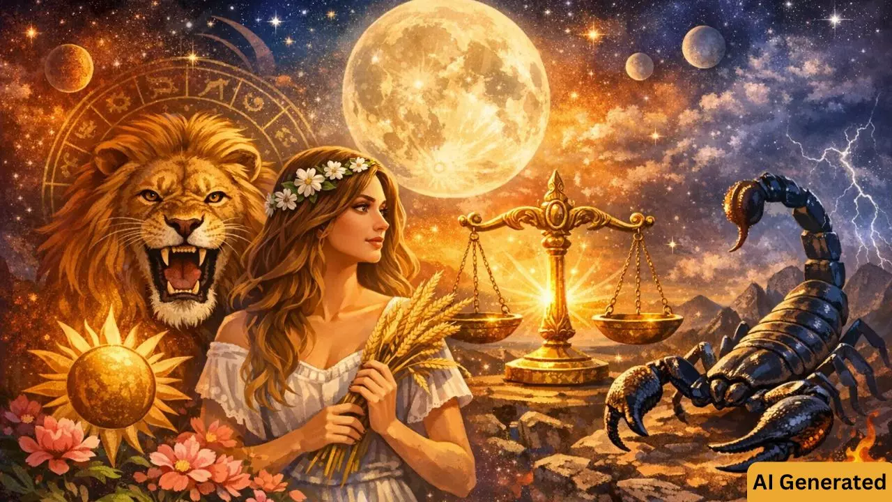 साप्ताहिक राशिफल: सिंह से वृश्चिक तक, किस राशि के करियर में दिखेगा उछाल और किसे लेना होगा सोच समझकर फैसला?