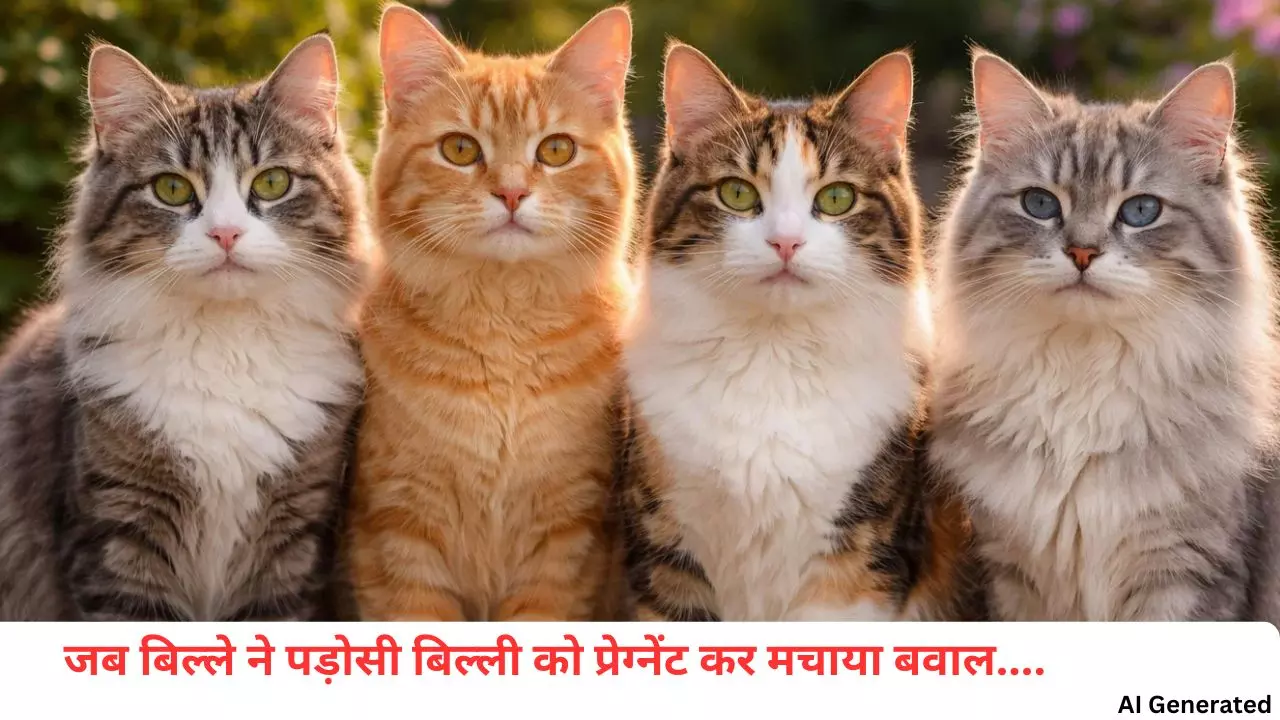 ये तुम्हारे बिल्ले के बच्चे तुम संभालो! बिल्ले ने पड़ोसी बिल्ली को कर दिया प्रेग्नेंट, हुए चार बच्चे तो मचा बवाल, पुलिस ने निकाला ये समाधान