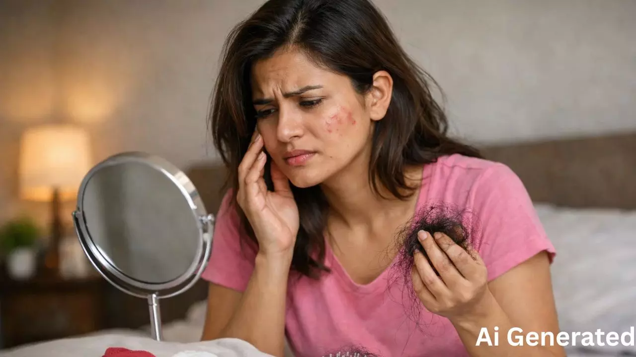 कभी पिंपल्स, कभी हेयर फॉल, पीरियड्स में क्यों खराब हो जाती है स्किन और बाल?