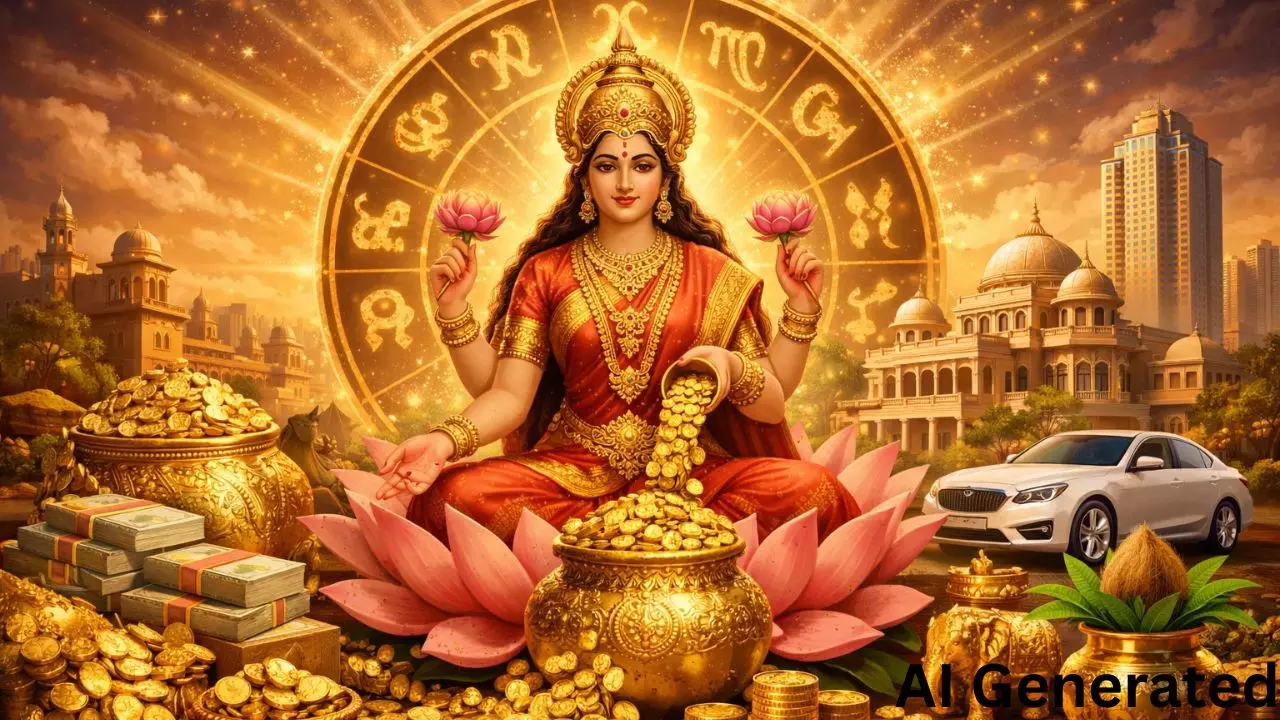 वैभव लक्ष्मी राजयोग का प्रभाव: इन राशियों के जीवन में आएगी धन-संपत्ति और तरक्की की बहार