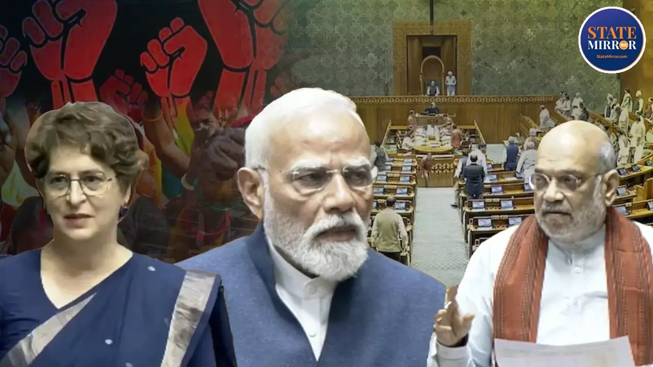 महिला आरक्षण और परिसीमन पर क्या लग पाएगा काला टीका? मोदी की गारंटी पर प्रियंका के वॉर्निंग बोल; शाह ने बताया सीटों का फार्मूला