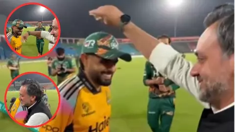 PSL CEO Salman Naseer Babar Azam Viral Video