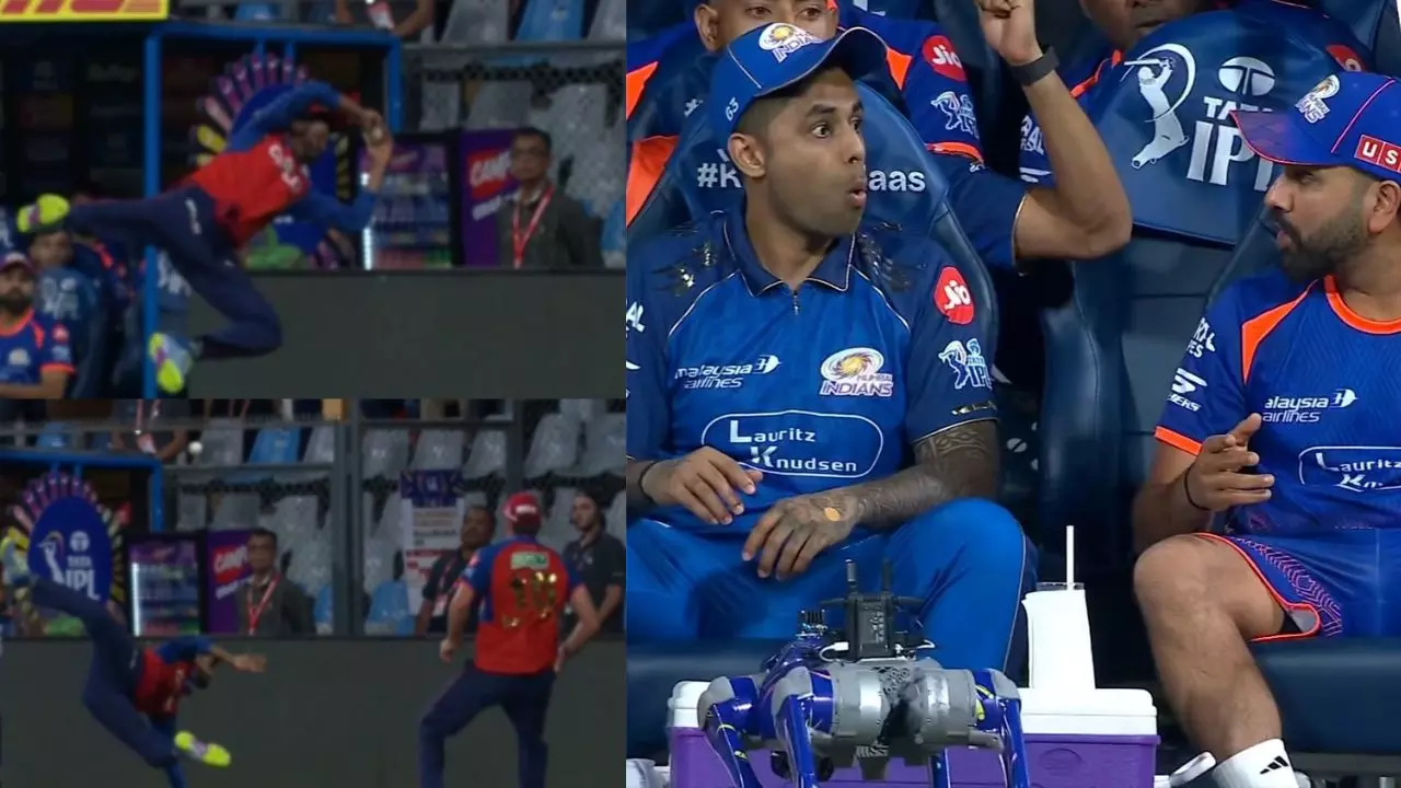 Shreyas iyer catch Rohit sharma suryakumar Yadav reaction