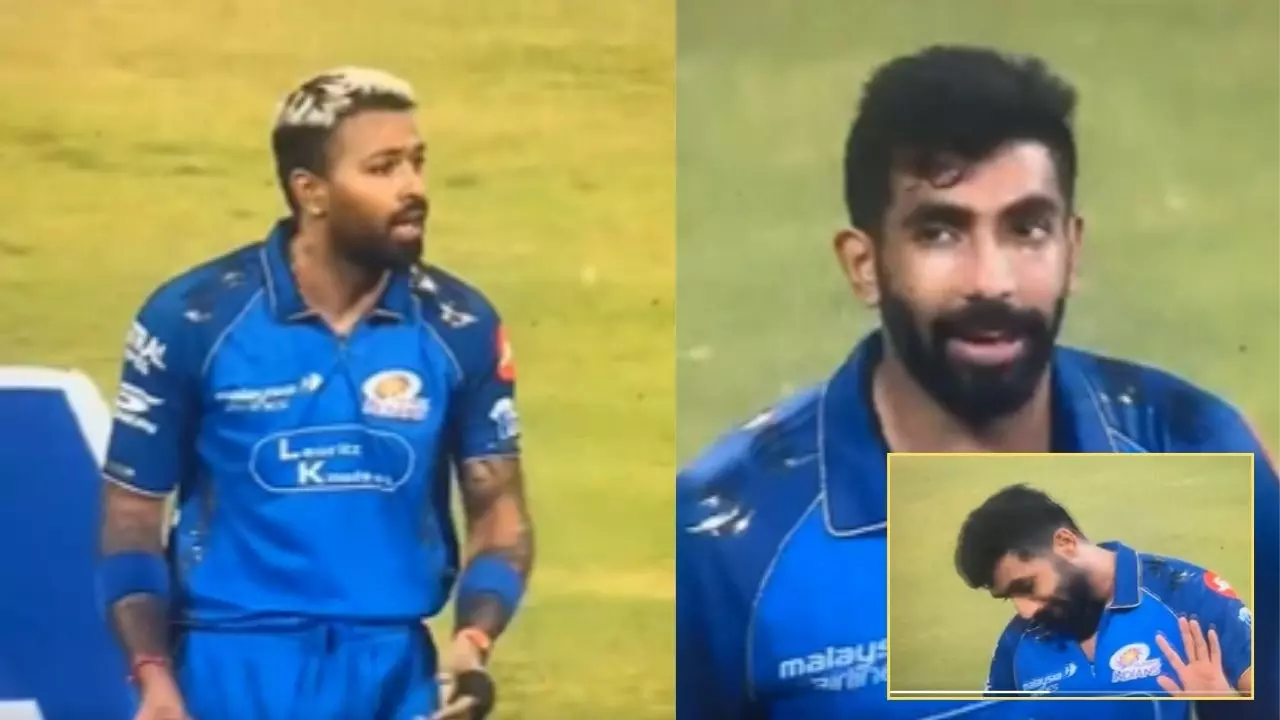 Hardik pandya angry jasprit bumrah