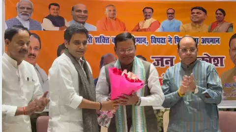नोएडा में पंकज चौधरी का पहला दौरा, महिला आरक्षण पर विपक्ष पर हमला, अखिलेश यादव पर भी साधा निशाना