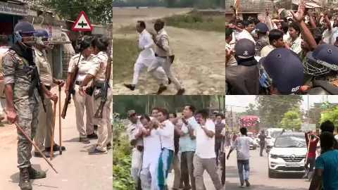 bengal election 2026 violence video
