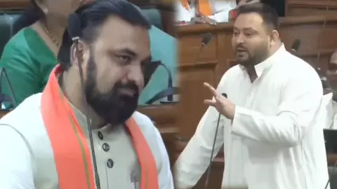 पगड़ी संभालकर रखिएगा विजय सिन्हा की नजर है, विधानसभा में तेजस्वी ने कैसे CM सम्राट चौधरी से लेकर BJP तक पर कसा तंज