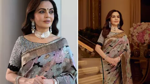जामदानी साड़ी के बाद नीता अंबानी ने 101 कैरेट निज़ामी हीरे और बनारसी साड़ी से लूटी महफिल- जानिए रेट और खासियत