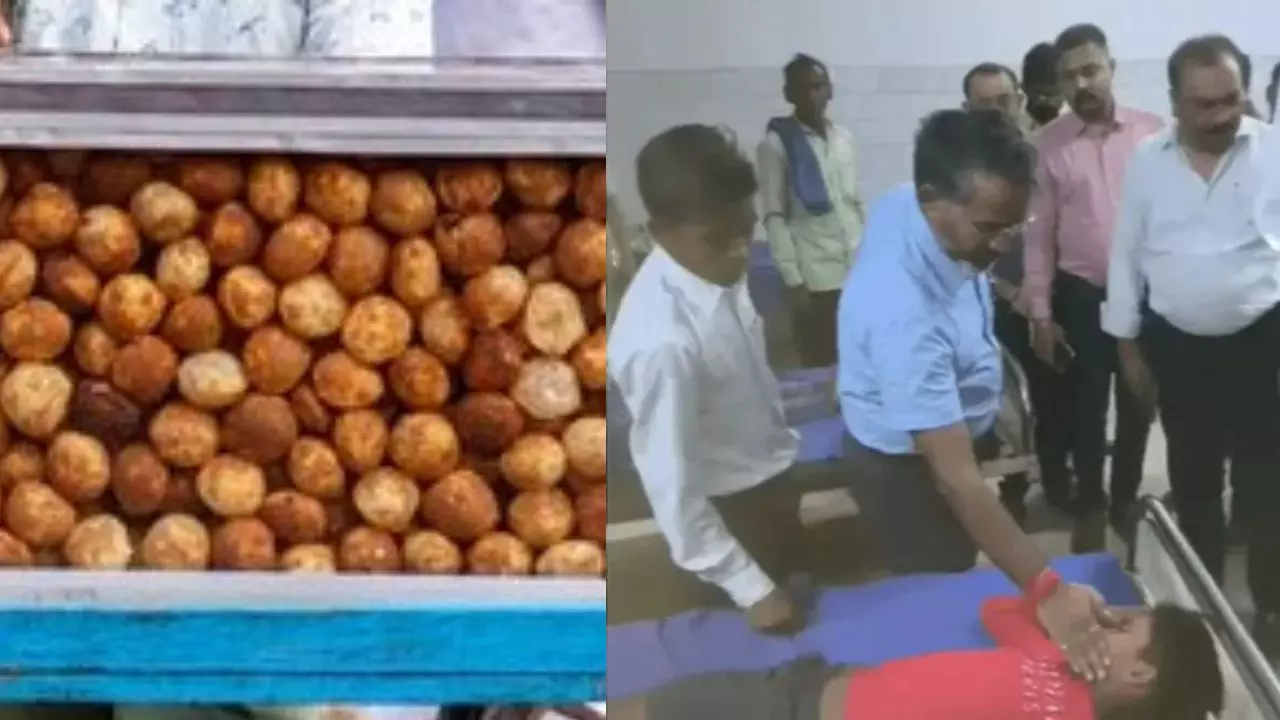 गोलगप्पे खाने से 18 बच्चे बीमार