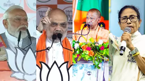 बंगाल चुनाव:  रैलियों का सुपर मंडे! मंदिर-गाय से लेकर मोदी की 5 गारंटी और ममता के पलटवार तक, आखिरी दिन खूब चले जुबानी तीर