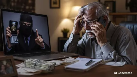 बुजुर्ग के साथ हुई लाखों की ठगी