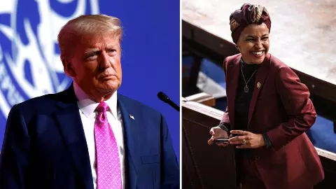 Donald Trump controversy statement Ilhan Omar