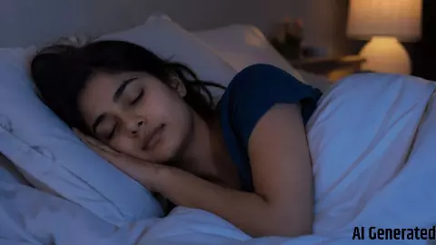 sleeping woman