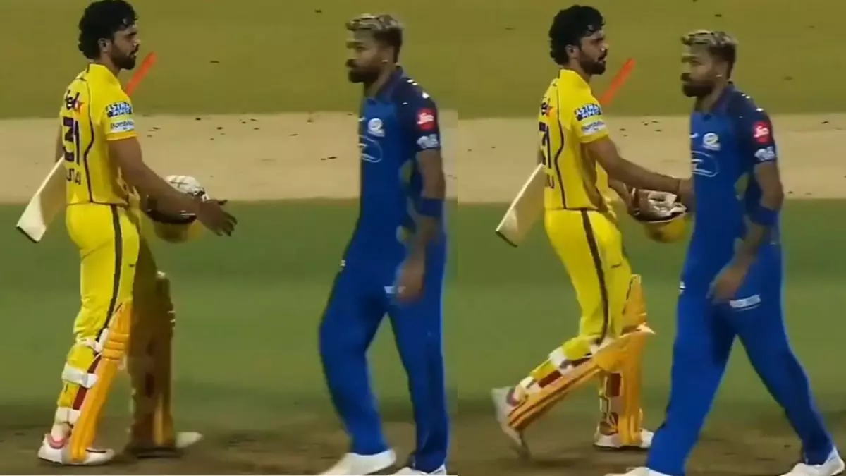 Hardik Pandya–Ruturaj Gaikwad no Handshake viral video Truth