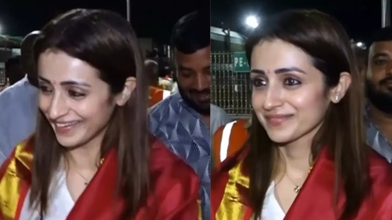बर्थडे का आशीर्वाद या विजय की जीत के लिए वेंकटेश्वर पहुंची Trisha Krishnan? फैंस बोले- TVK जिंदाबाद