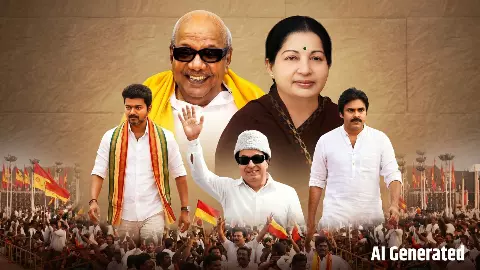 साउथ के ये 5 सुपरस्टार बन चुके हैं CM: पवन कल्याण, MGR से जयललिता तक, अब Vijay भी रेस में!