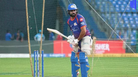 rohit sharma practice session photo