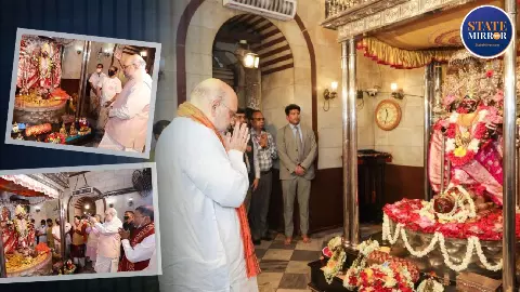 बंगाल CM चुनने से पहले कोलकाता के दक्षिणेश्वर काली मंदिर गए अमित शाह, क्या दिया मैसेज?