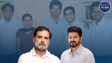 Vijay Congress entry Rahul Gandhi Vijay meeting