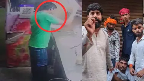 नोएडा के Pizza Hunt में थूककर बनाया जा रहा था पिज्जा? वीडियो वायरल होने के बाद युवक हिरासत में, हिंदू संगठनों ने जमकर किया बवाल