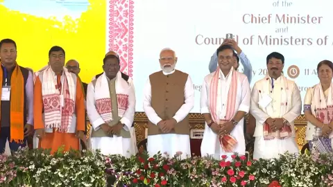 Himanta Biswa Sarma oath ceremony Assam cabinet 2026