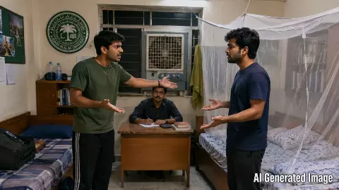 AMU hostel fight, mosquito net dispute