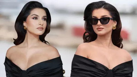 Cannes 2026 में Tara Sutaia का डेब्यू, विंटेज हॉलीवुड लुक से रेड कार्पेट पर बटोरी सुर्खियां