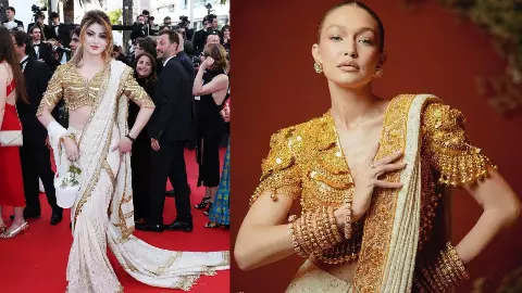 Cannes 2026 में Urvashi Rautela का साड़ी लुक बना मजाक! Gigi Hadid की बैड कॉपी बताकर लोगों ने किया ट्रोल Cannes 2026 में Urvashi Rautela का साड़ी लुक बना मजाक! Gigi Hadid की बैड कॉपी बताकर लोगों ने किया ट्रोल