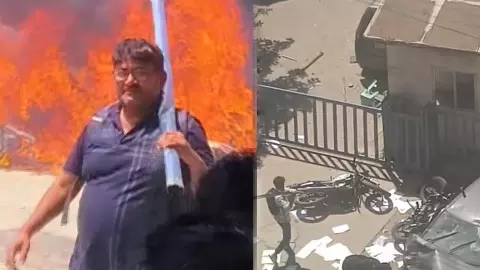 मजदूर आंदोलन में गाड़ियों में आग लगाने वाला आरोपी गिरफ्तार, लंबे वक्त से दे रहा था चकमा, आखिर कैसे पुलिस के हत्थे चढ़ा नरेश? मजदूर आंदोलन में गाड़ियों में आग लगाने वाला आरोपी गिरफ्तार, लंबे वक्त से दे रहा था चकमा, आखिर कैसे पुलिस के हत्थे चढ़ा नरेश?