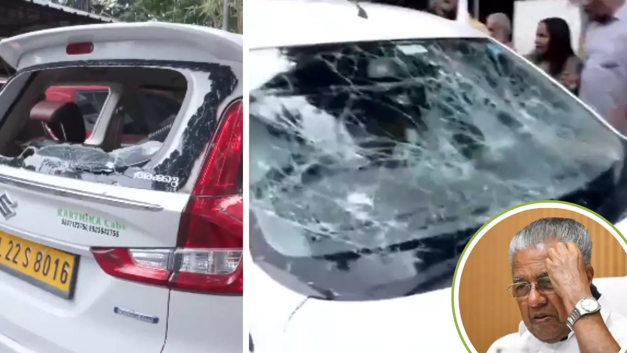 केरल के पूर्व CM के घर ED का छापा, कार्यकर्ताओं ने मचाया हंगामा, कार से तोड़फोड़, राहुल गांधी पर निकला विजयन का गुस्सा