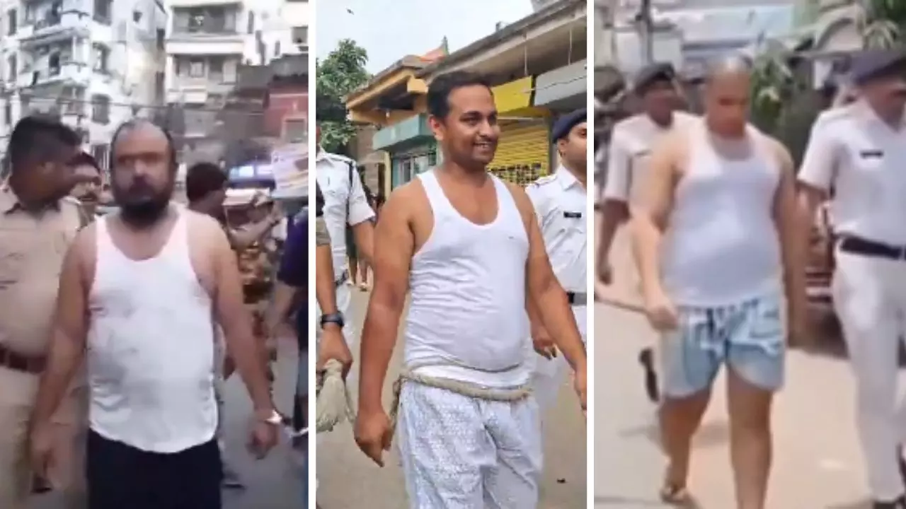 शुभेंदु सरकार में TMC के गब्बर और डॉन का ऐसा हाल, पुलिस ने कच्छे-बनियान में निकाली परेड- देखिए VIDEO
