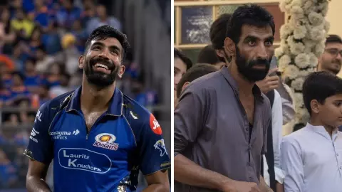 पाकिस्तान में मिला जसप्रीत बुमराह का हमशक्ल! वायरल VIDEO देख फैंस बोले- Team India का स्टार यहां क्या कर रहा? पाकिस्तान में मिला जसप्रीत बुमराह का हमशक्ल! वायरल VIDEO देख फैंस बोले- Team India का स्टार यहां क्या कर रहा?