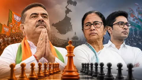 BJP Bengal Model Suvendu Adhikari Mamata Banerjee Abhishek Banerjee